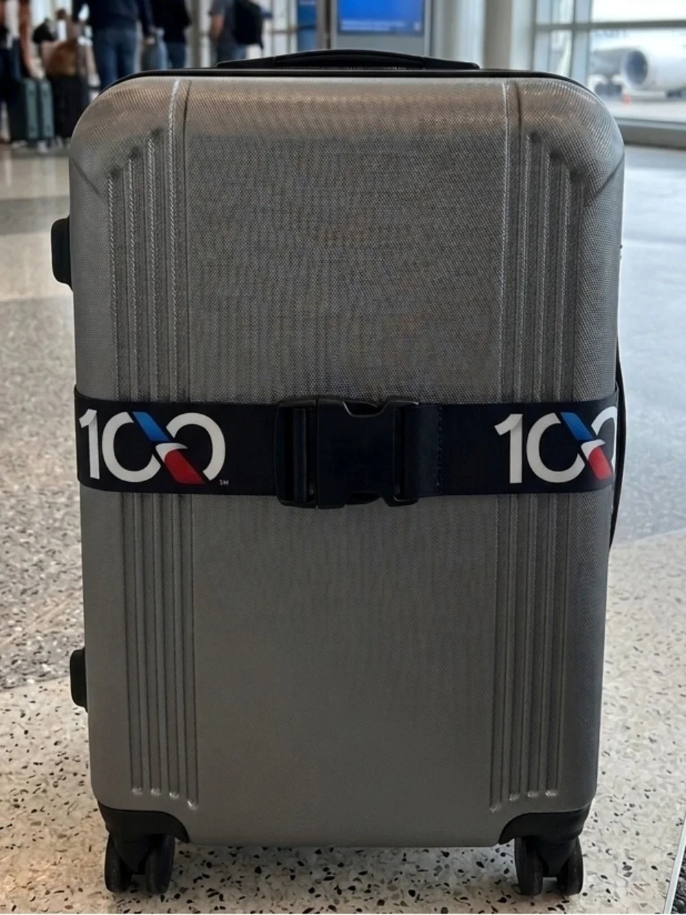 American Airlines AA 100 Years Commemorative Travel Luggage Suitcase Belt Strap